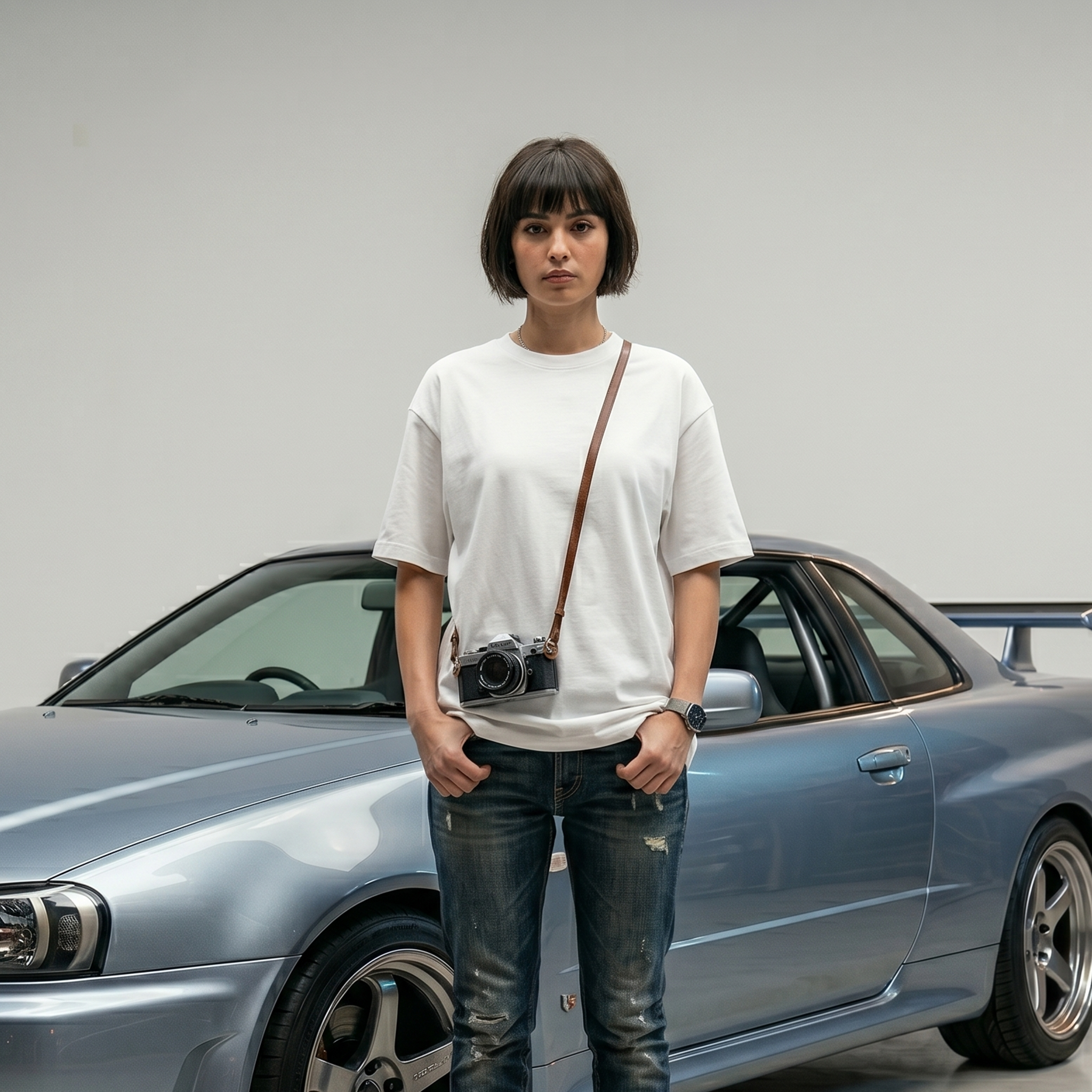 Skyline R34 Graphic Tee — JDM Car Lover Shirt